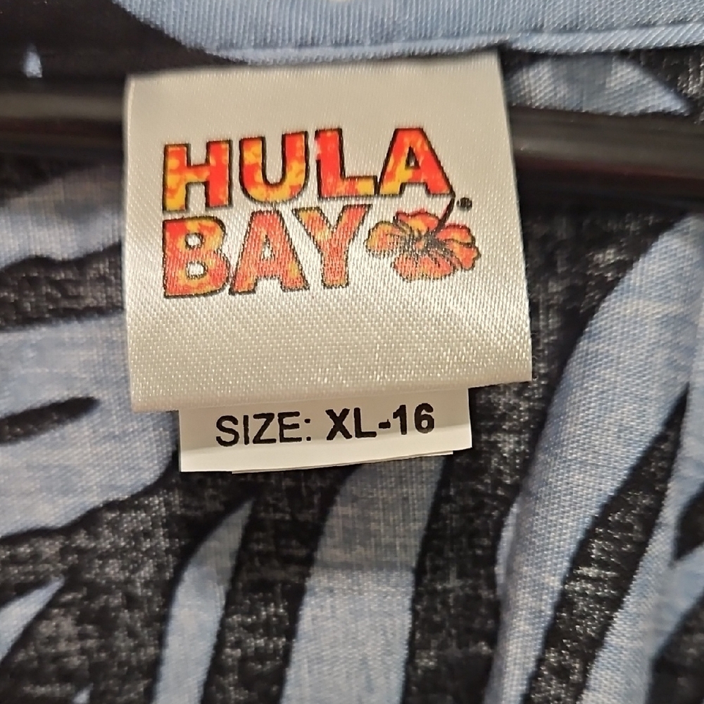 Hula Bay Blue And Black Print - Picture 2 of 4